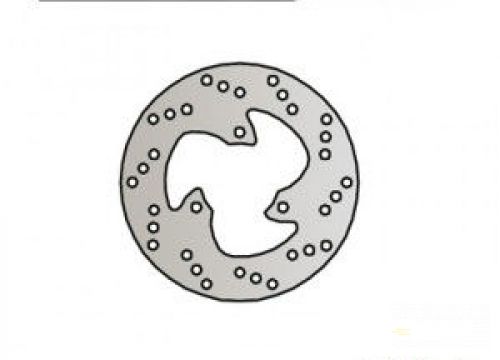 Brzdový kotúč zad. NG658 YAMAHA YP125/150/180 Majesty