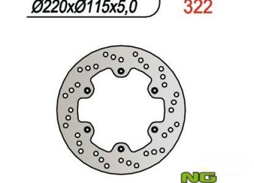 Brzdový kotúč zad. NG322 YAMAHA TT 600 R/E