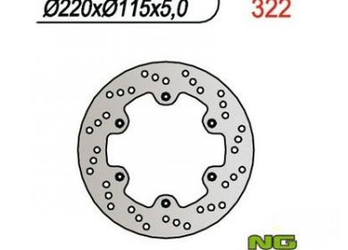Brzdový kotúč zad. NG322 YAMAHA TT 600 R/E