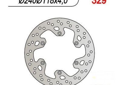 Brzdový kotúč zadný SUZUKI RM125/250, NG329