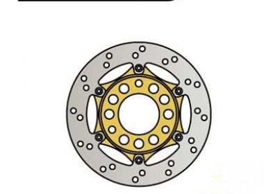 Brzdový kotúč zad. NG1055 SUZUKI AN250/400 Burgman