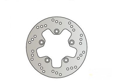 Brzdový kotúč SUZUKI Burgman 400, zadný NG1118, 210x89x5