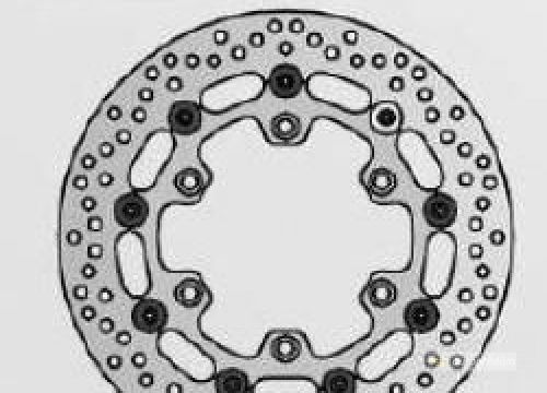 Brzdový kotúč pred. NG674 SUZUKI DR 650 SE