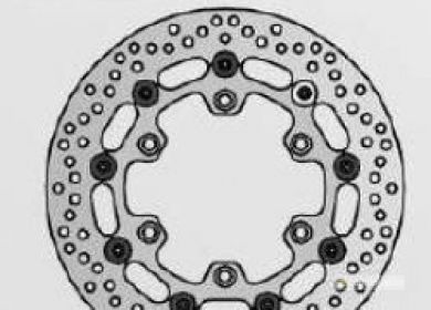 Brzdový kotúč pred. NG674 SUZUKI DR 650 SE