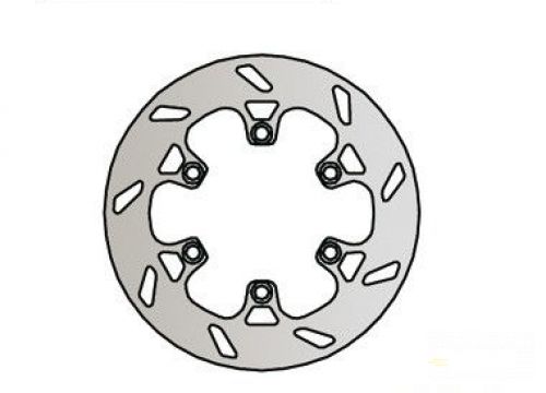 Brzdový kotúč zad. NG094 KAWASAKI KLX 250/650