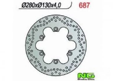 Brzdový kotúč pred. NG687 KAWASAKI ER-5, GPZ 750/900/1000/1100
