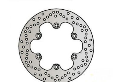 Brzdový kotúč pred. NG170 KAWASAKI GPX 600 R