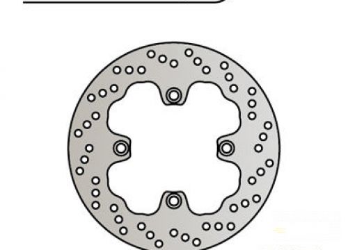 Brzdový kotúč zad. NG637 KAWASAKI ZZR 600