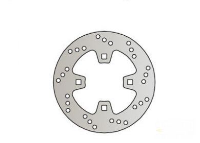 Brzdový kotúč zad. NG1112 KTM XC 450/525