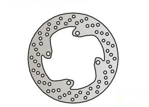 Brzdový kotúč pred. NG237 HONDA XLR 125, CR 250/500 R