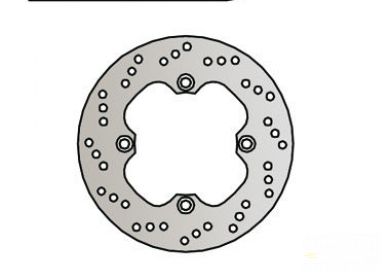 Brzdový kotúč pred. NG451 HONDA NES125/150, PS125, SH125/150