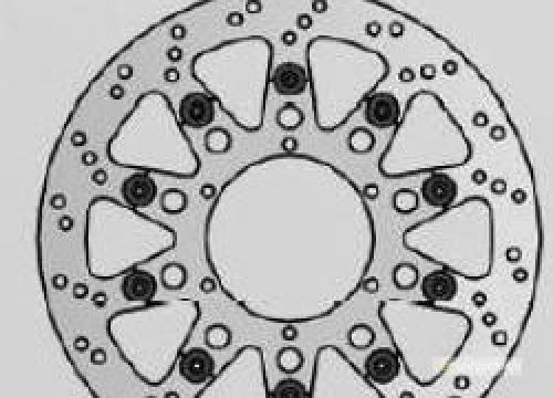 Brzdový kotúč pred. NG482 HONDA NSR125