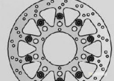 Brzdový kotúč pred. NG482 HONDA NSR125