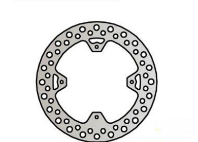 Brzdový kotúč zad. NG654 HONDA CR 125/250, CRF 250/450