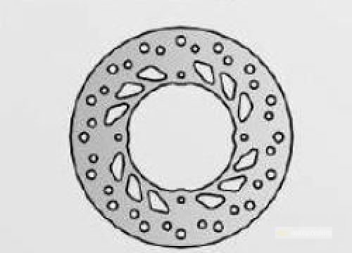 Brzdový kotúč zad. NG656 HONDA CRM 125 R