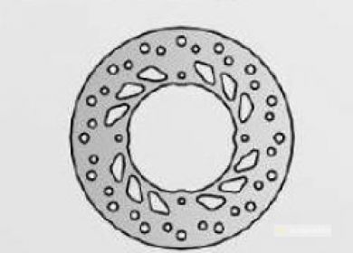 Brzdový kotúč zad. NG656 HONDA CRM 125 R