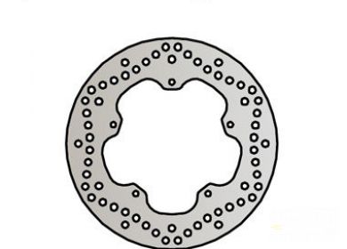 Brzdový kotúč zad. NG642 HONDA XL 125 Varadero