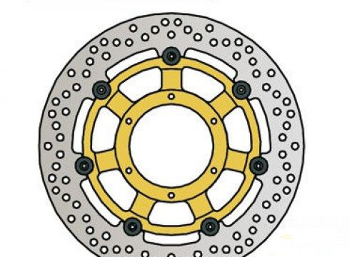 Brzdový kotúč pred. NG643 HONDA CBR 600, CBF 1000, CB, VFR