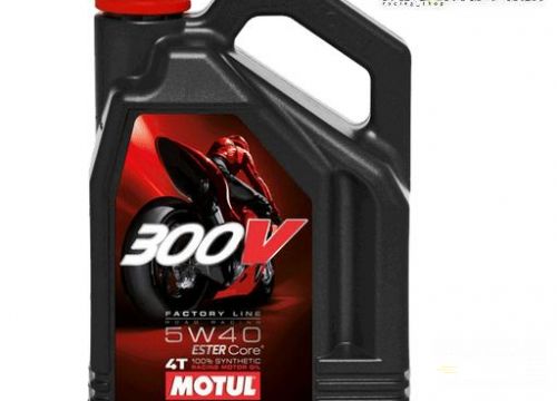 Olej MOTUL 300V 4T 5W40 4L FACTORY LINE ROAD