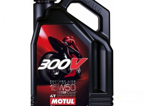 Olej MOTUL 300V 4T 15W50 4L FACTORY LINE ROAD