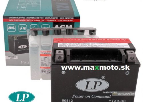 Batéria LP YTX9-BS 12V, 8Ah, 152x88x106