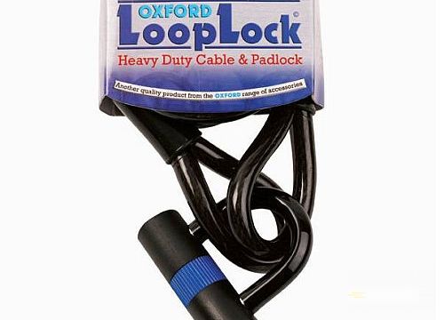 Zámok na štvorkolku, motorku OXFORD LoopLock 1,8m