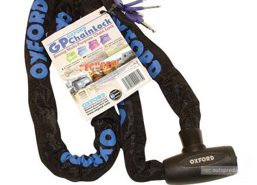 Zámok na štvorkolku, motorku OXFORD GP CHAIN 1,5m, 8mm