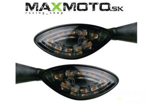 LED smerovky na motorky Oxford MERCURY OF364 čierne