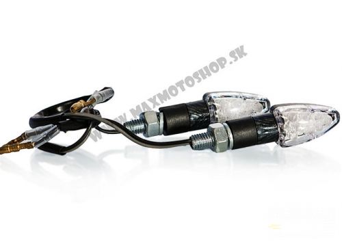 Smerovky pre štvorkolky Motion Stuff - 8LED, carbon