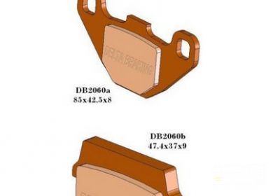 Brzdové obloženie TGB Target 425, 525, Blade 250, 300, predné, DELTA