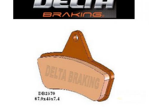 Brzdové obloženie DELTA ARCTIC CAT 650, zadné
