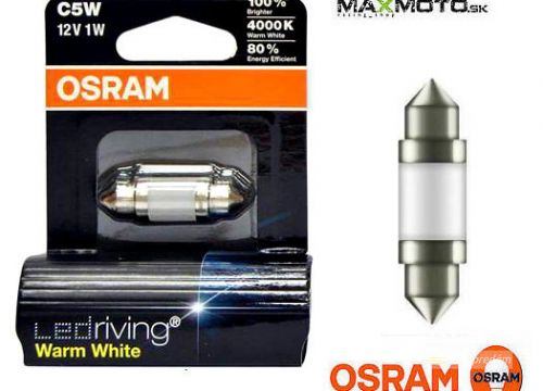 LED žiarovka OSRAM RIVING WARM WHITE 4000K 1W 12V SV8.5-8 C5W