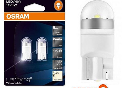 LED žiarovka OSRAM RIVING WARM WHITE 4000K 1W 12V W2.1X9.5D W5W