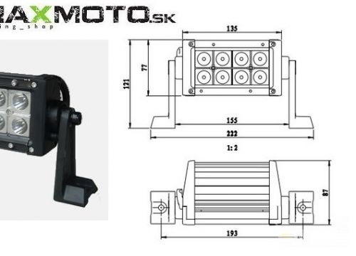 LED panel LB0001, 1680Lm, 8x3W, 222mm