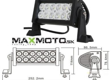 LED panel LB0025, 2800Lm, 36W, 12LED, 252mm