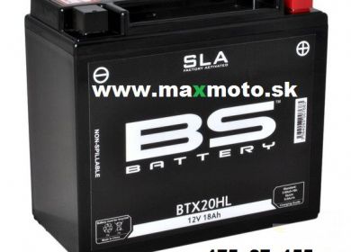 Batéria gélová BTX20HL, 18Ah (270A), 175x87x155