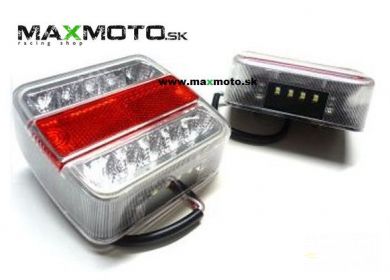 Zadné LED svetlo L1070-BL, 14xLED, 12V