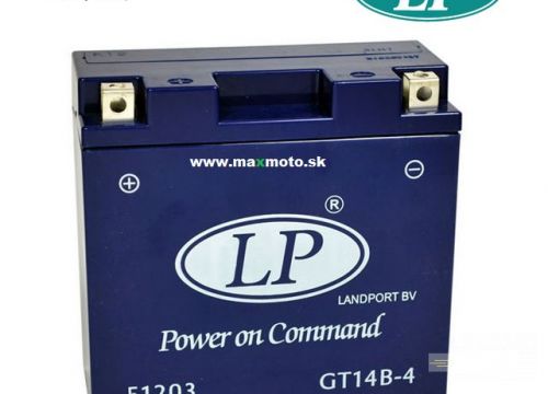 Batéria gélová LP GT14B-4 12V 12AH 150x69x145mm