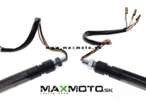 Smerovky pre štvorkolky/ motorky, LED obrysové a brzdové svetlo 3 in 1, čierne