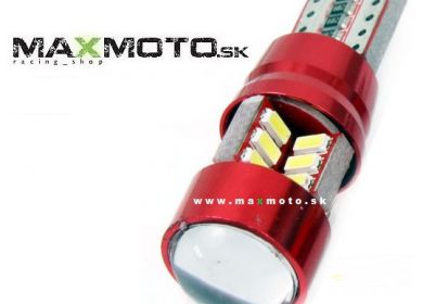 LED autožiarovka CANBUS T10 27SMD 3014 White - 12/24V