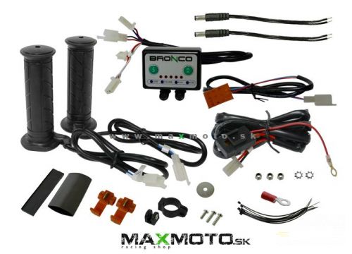 Vyhrievanie rukovätí a palca pre štvorkolky, BRONCO, 4-zónové