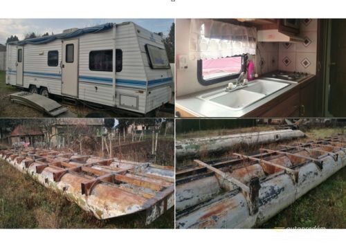 Houseboat 5,38x14,0m s vlastným pohonom