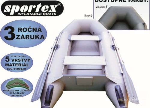 SPORTEX SHELF 230 lamelová podlaha - šedý