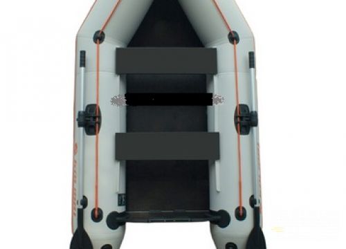 KOLIBRI KM-260P nafukovací čln s pevnou skladacou podlahou -sivý