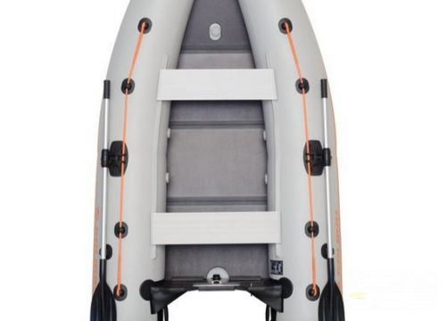 KOLIBRI KM-330DL nafukovací čln s pevnou skladacou podlahou-sivý