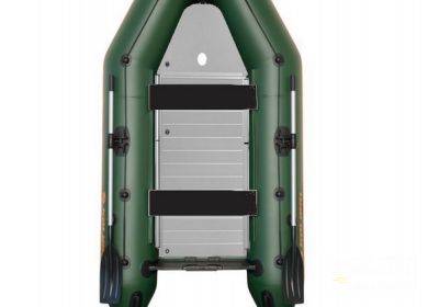 KOLIBRI KM-330 D, vystužená hliníková podlaha, zelený