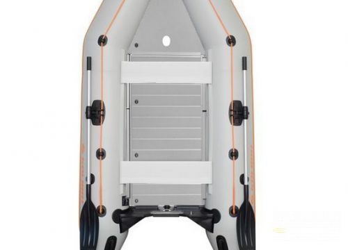 KOLIBRI KM-360 D,vystužená hliníková podlaha,  sivý