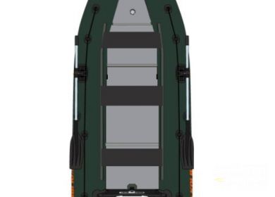 KOLIBRI KM-400 DSL, vystužená hliníková podlaha - zelený