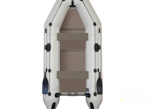 KOLIBRI KM-330P nafukovací čln s pevnou skladacou podlahou-sivý