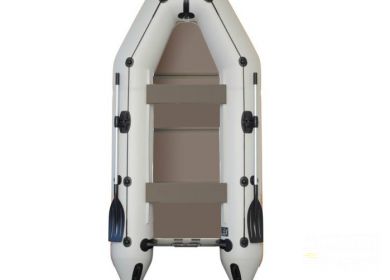 KOLIBRI KM-330P nafukovací čln s pevnou skladacou podlahou-sivý